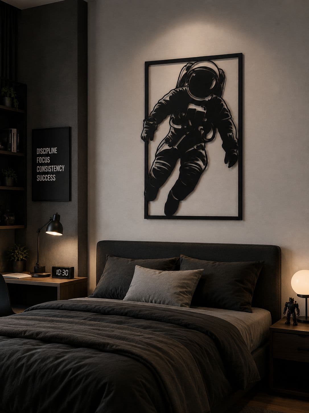 Cosmic Voyager Astronaut Wall Art