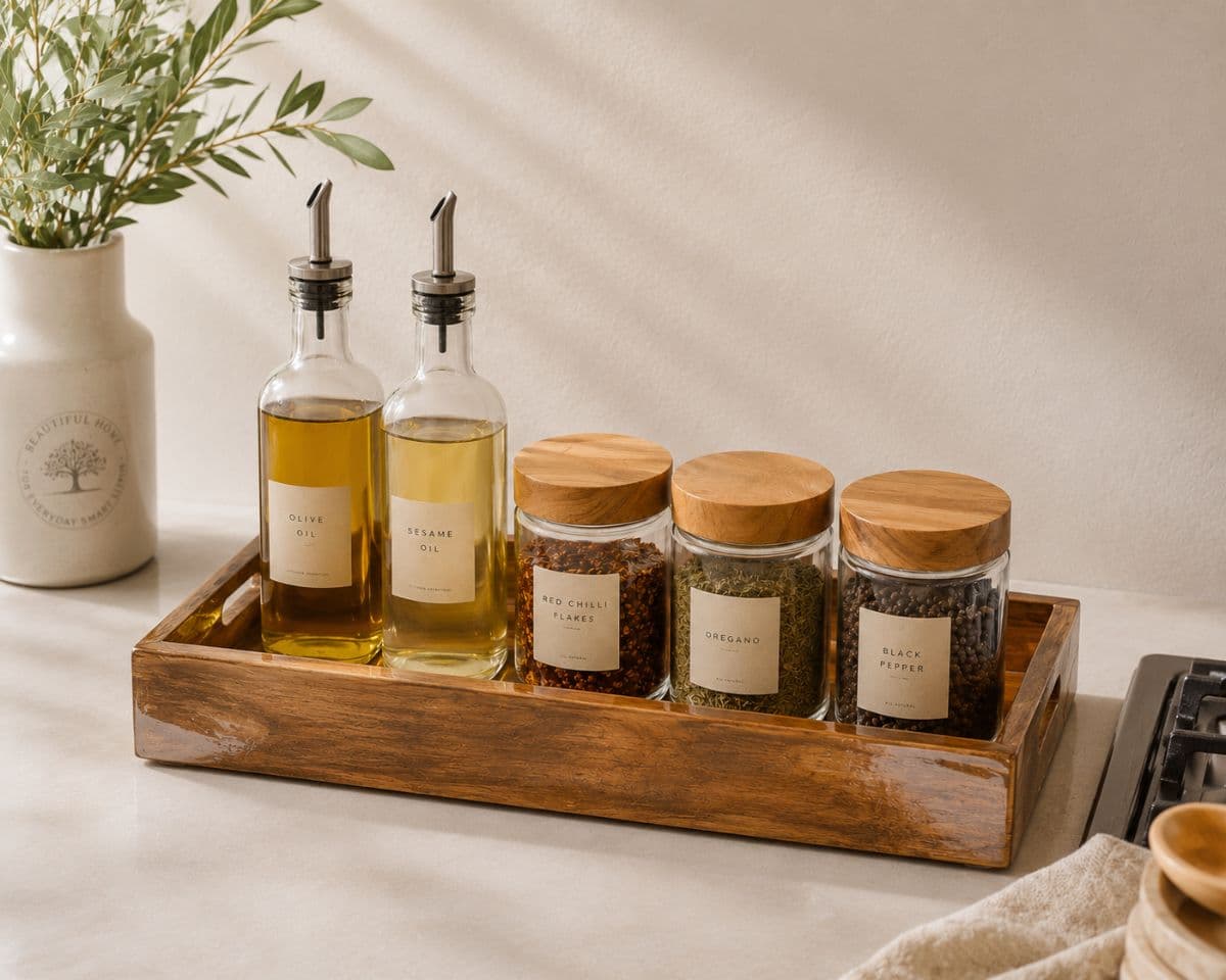Classic Wooden Serving Tray