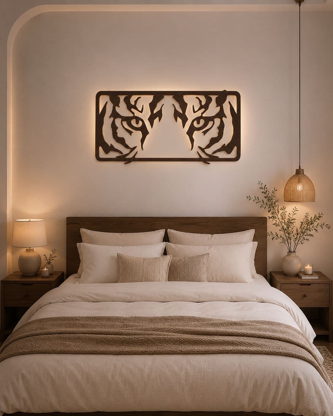 Abstract Wooden Wall Artwork