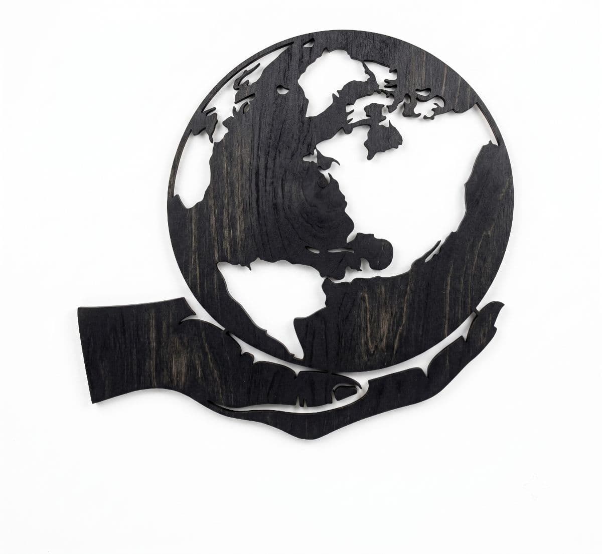 Classic Globe Wooden Wall Art